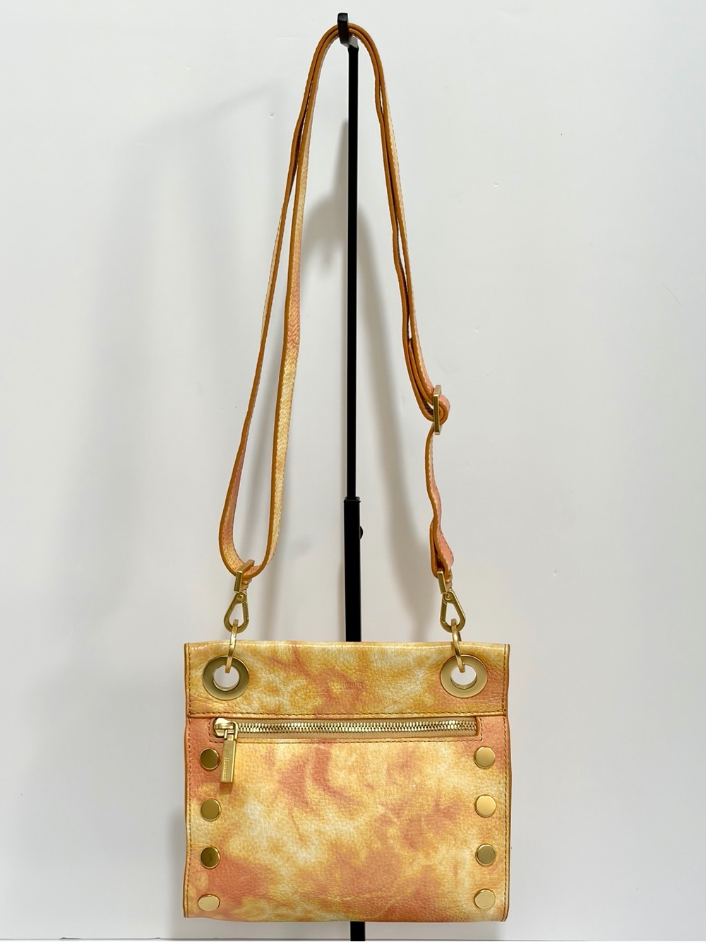 Hammitt Tony Small Crossbody In Mango 🥭 Tie Dye/Brushed Gold Hardware